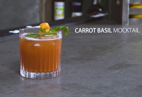 Carrot Basil Mocktail