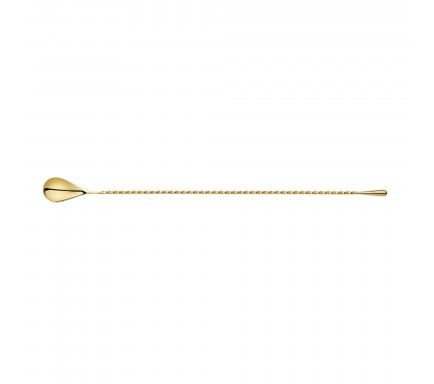 Teardrop Gold Bar Spoon 40Cm