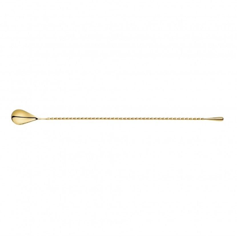 Colher De Bar Teardrop Gold 40Cm
