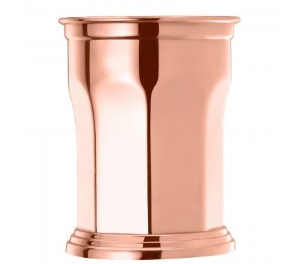 Octagonal Julep Copper Plated Cup 410 ml