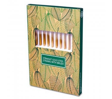 Palhinhas Ao Gold w/brush (Pack 10)