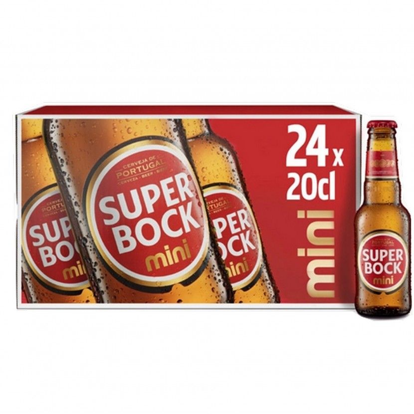 Cerveja Super Bock 20 Cl  -  (Pack 24)