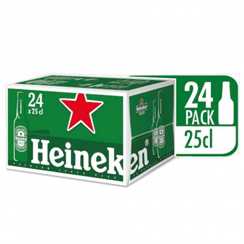 Cerveja Heineken 25 Cl  -  (Pack 24)
