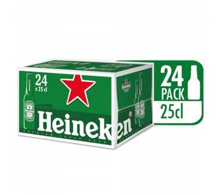 Cerveja Heineken 25 Cl  -  (Pack 24)