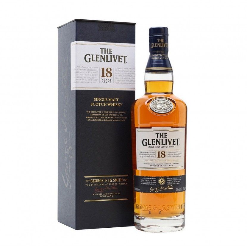 Whisky Malt Glenlivet 18 Anos 70 Cl