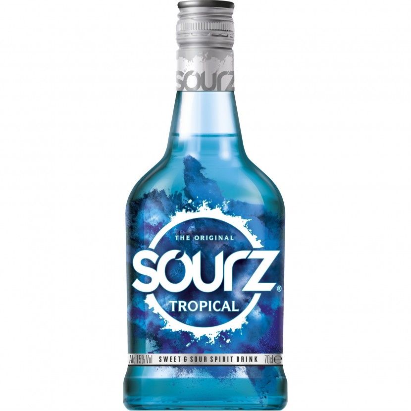 Licor Sourz Tropical Blue 70 Cl