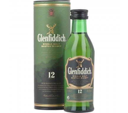 Whisky Malt Glenfiddich 12 Anos 5 Cl