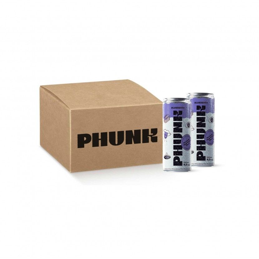 Hard Seltzer Phunk Blueberry  -  (Pack 12)