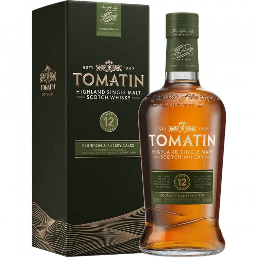 Whisky Malt Tomatin 12 Anos 70 Cl