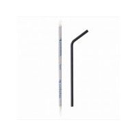 Palhinhas Papel Black 5.8x220 mm (Pack 250)