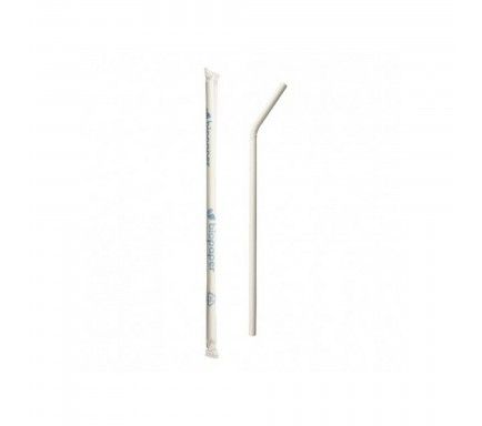 Paper Straws White 5,8x220 mm (Pack 250)