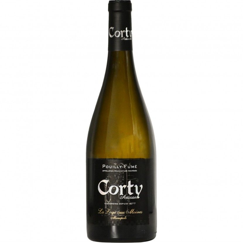Vinho Branco Pouilly Fume Corty Patrice Moreux Loge aux Moines 2019 75 Cl