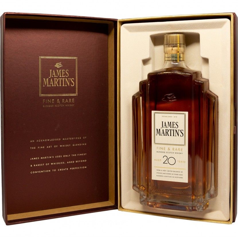 Whisky James Martin 20 Anos 70 Cl