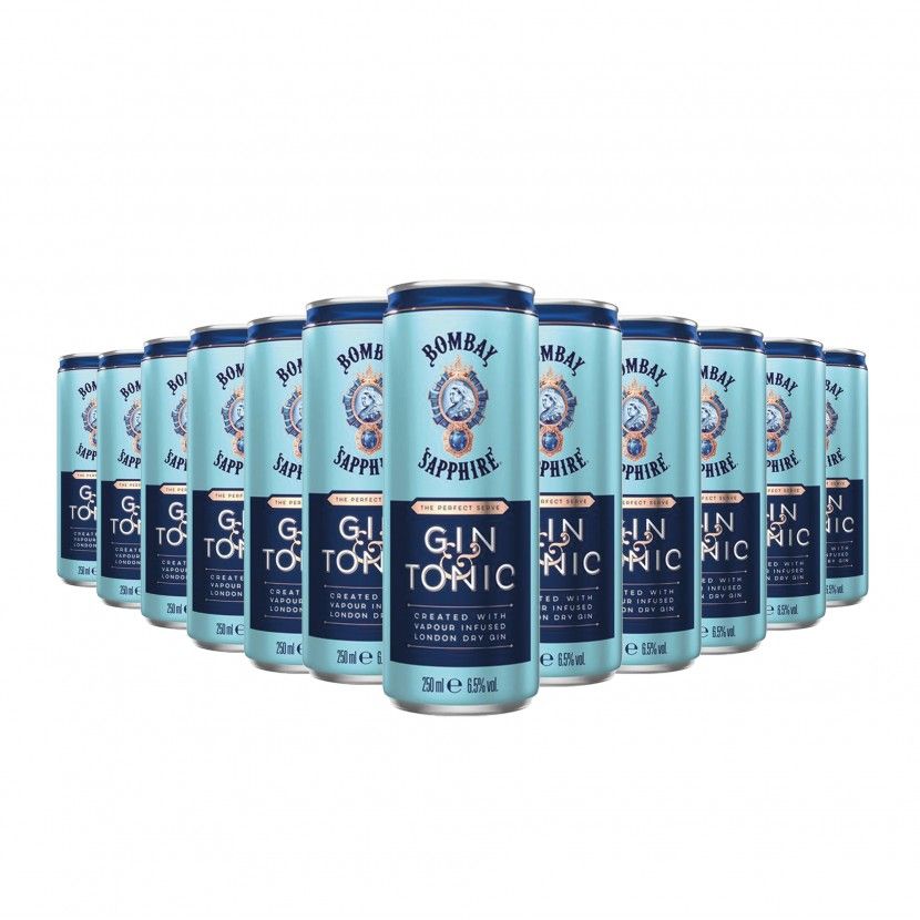 Gin Bombay Sapphire & Tonic 25 Cl - (Pack 12)