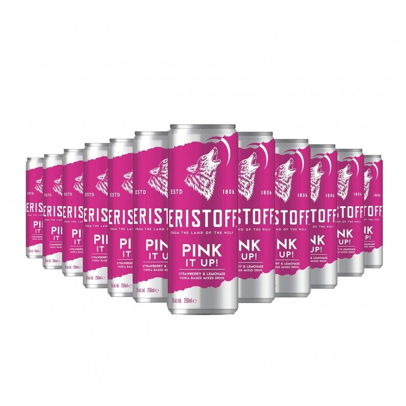 Vodka Eristoff Pink 25 Cl - (Pack 12)