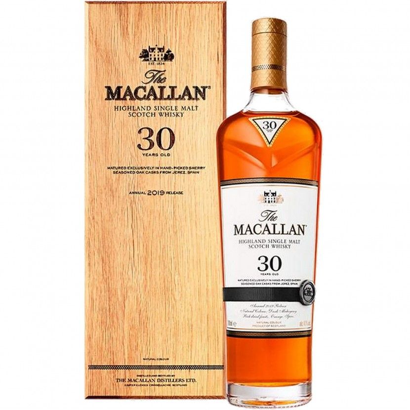 Whisky Malt Macallan Sherry Cask 30 Anos 70 Cl
