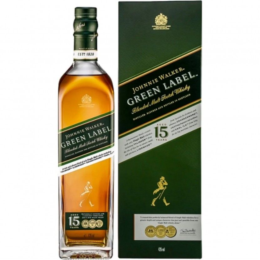Whisky Malt Johnnie Walker Green 70 Cl