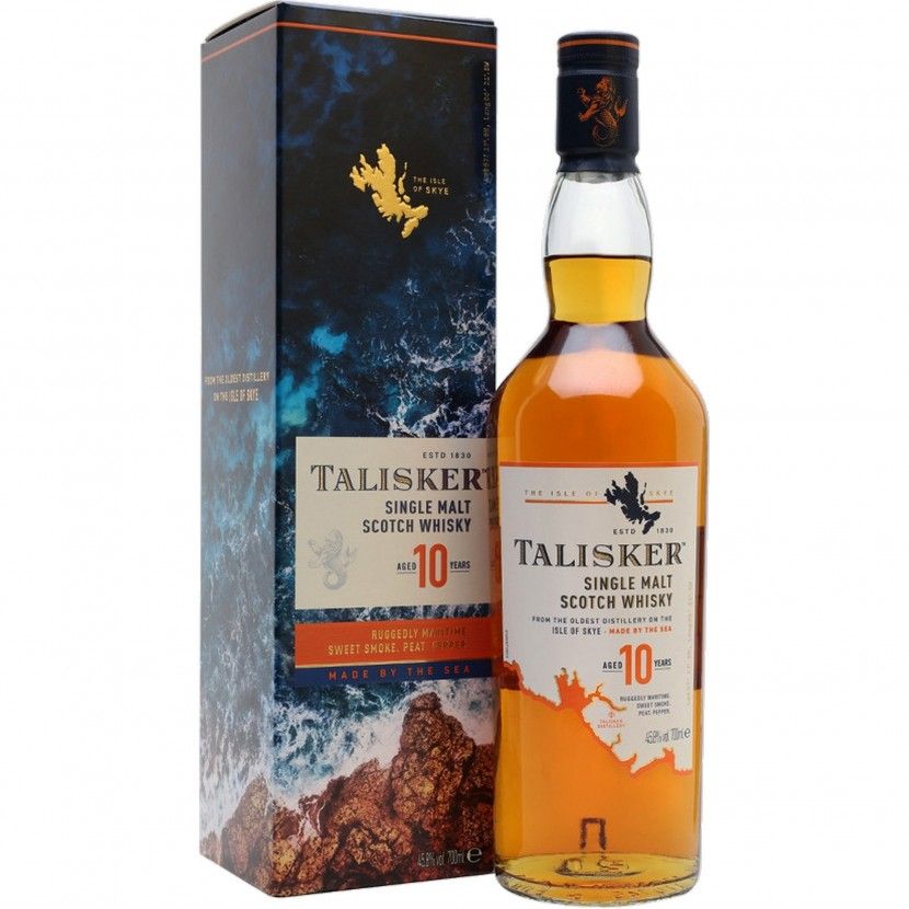 Whisky Malt Talisker 10 Anos 70 Cl