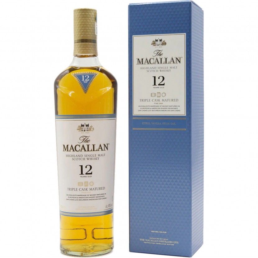 Whisky Malt Macallan Triple Cask 12 Anos 70 Cl