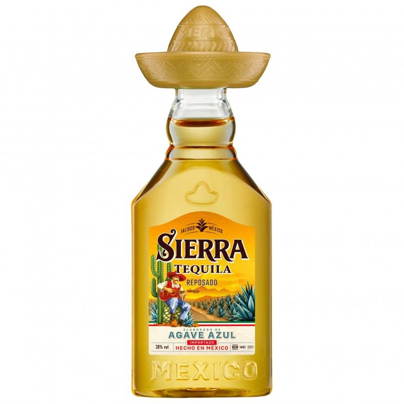 Mini Tequila Sierra Reposado 5 Cl