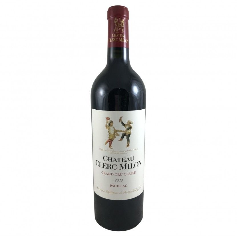Red  Wine Baron Phillipe Rothschild Chateau Clerc Milon 2015 75 Cl