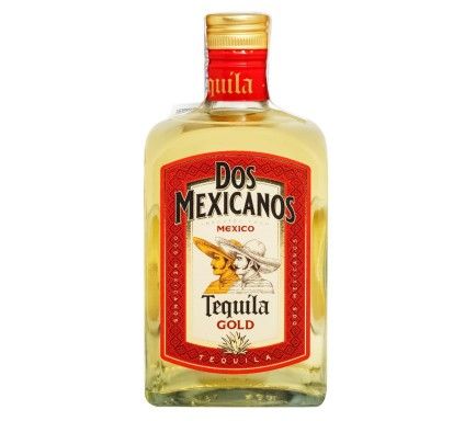 Tequila Dos Mexicanos Gold 70 Cl
