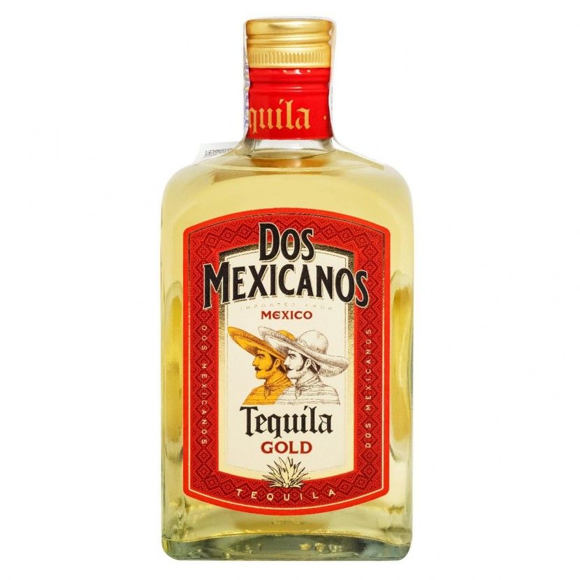 Tequila Dos Mexicanos Gold 70 Cl