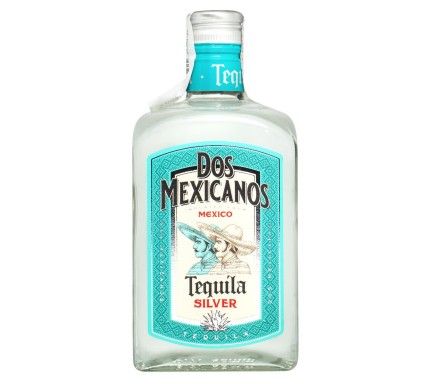 Tequila Dos Mexicanos Silver 70 Cl