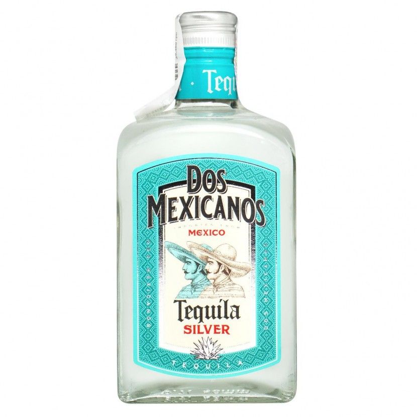 Tequila Dos Mexicanos Silver 70 Cl