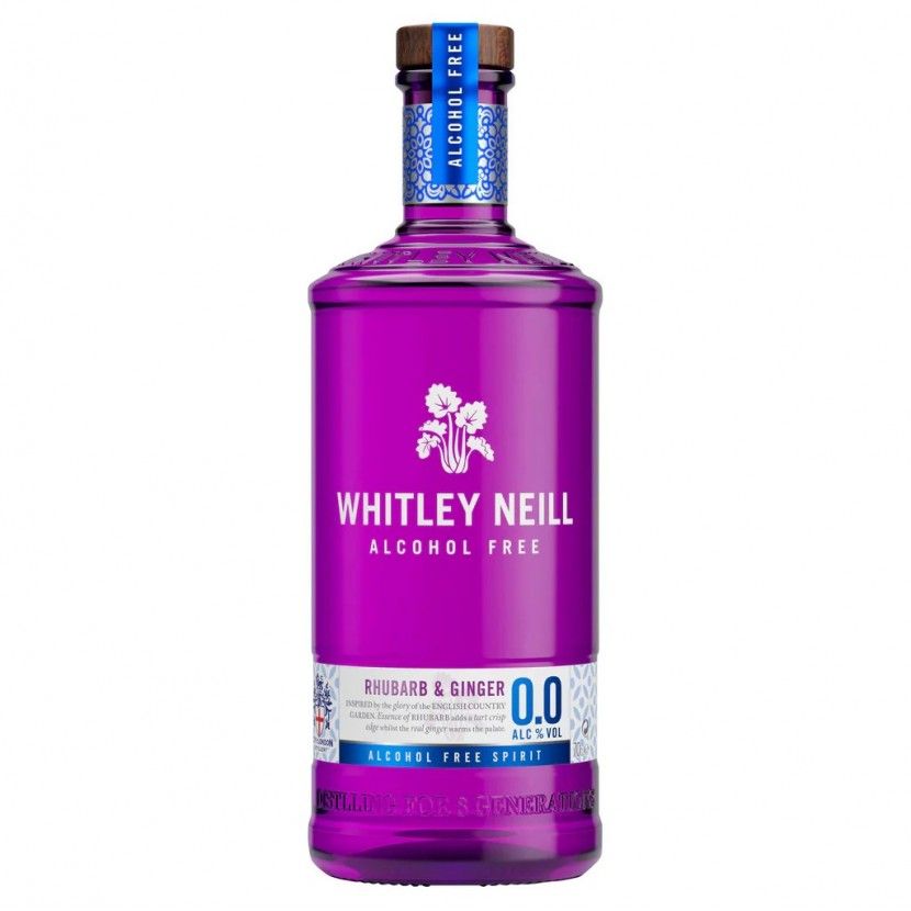 Whitley Neill Rhubarb & Ginger Sem Alcool 70 Cl