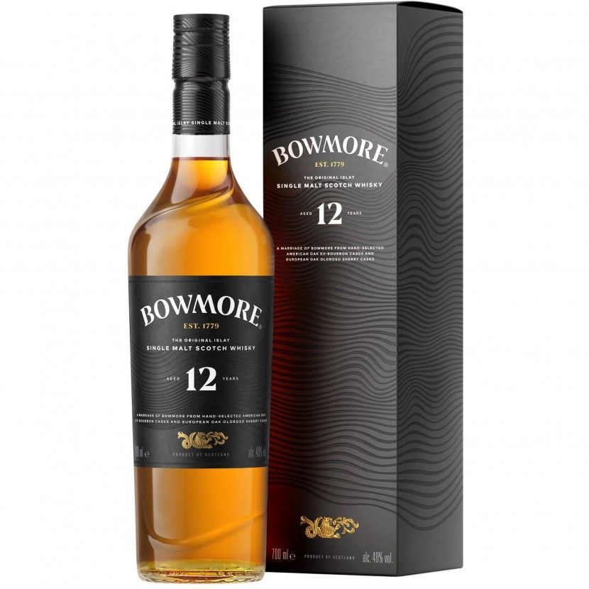 Whisky Malt Bowmore 12 Anos 70 Cl