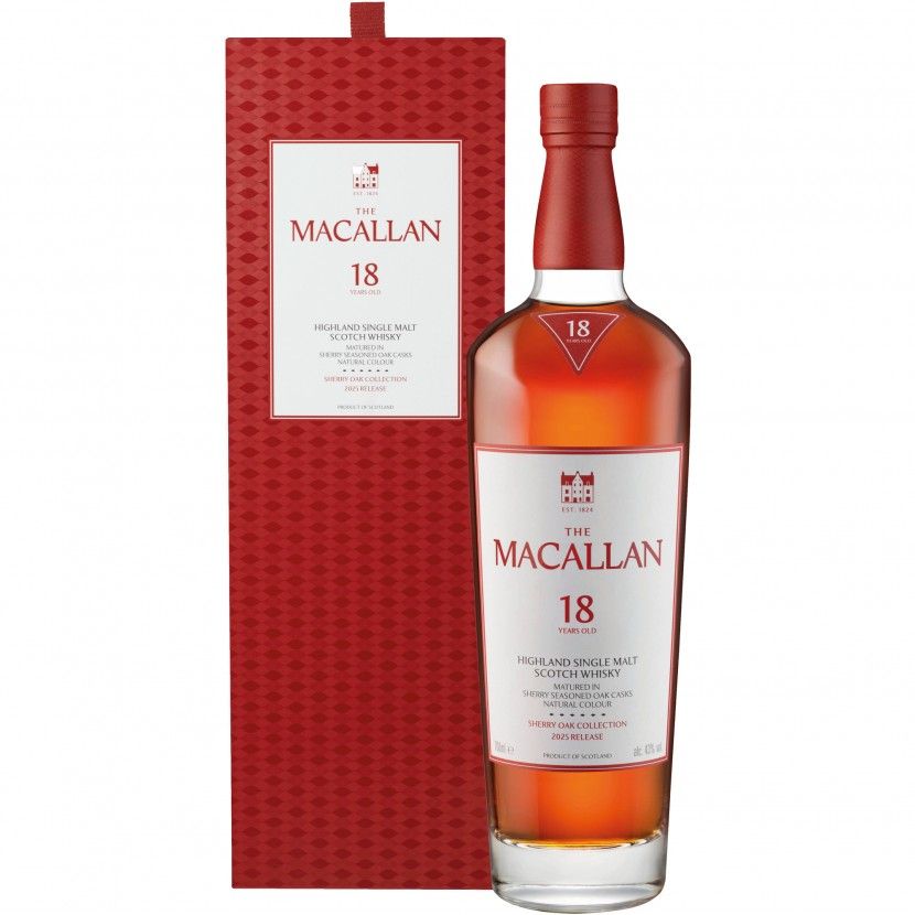 Whisky Malt Macallan Sherry Cask 18 Anos 70 Cl