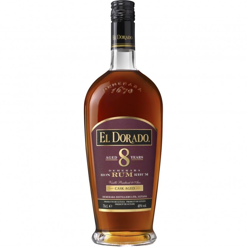 Rum El Dorado 8 Anos 70 Cl