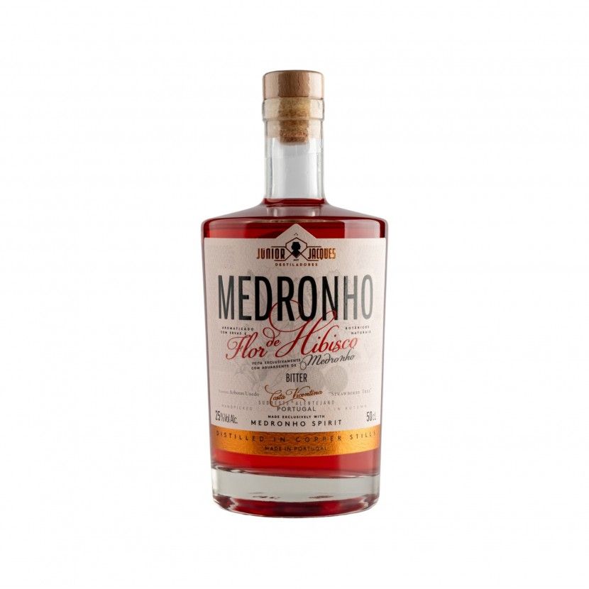 Liquor Medronho Flor de Hibisco Junior Jacques 50 Cl