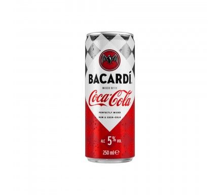 Rum Bacardi Cola 25 Cl (Pack 12)