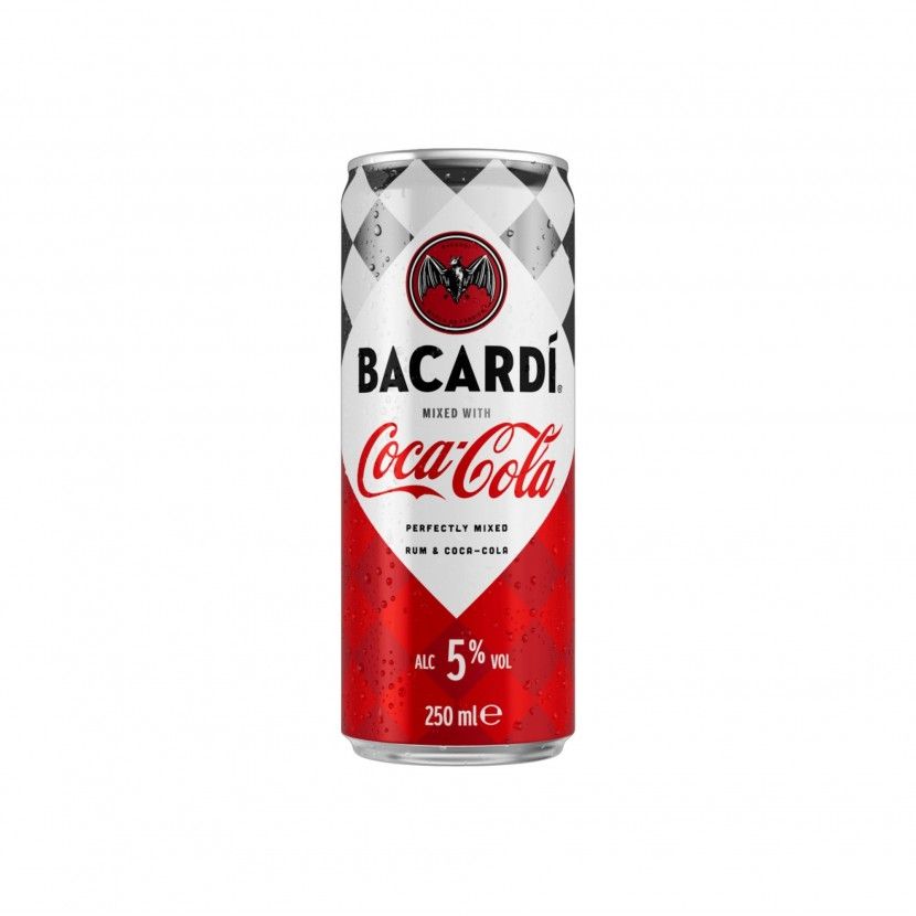Rum Bacardi Cola 25 Cl (Pack 12)