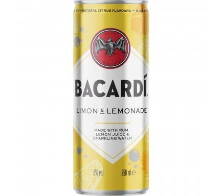 Bacardi Limon - Lemonade 25 Cl (Pack 12)