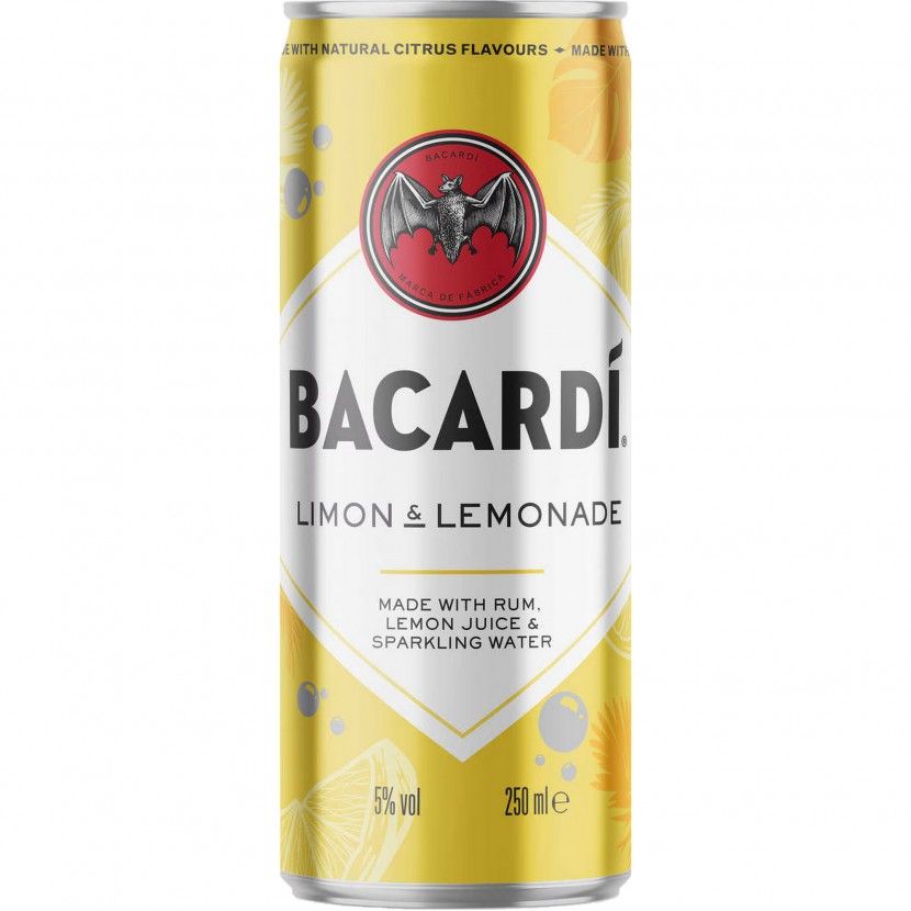 Bacardi Limon - Lemonade 25 Cl (Pack 12)