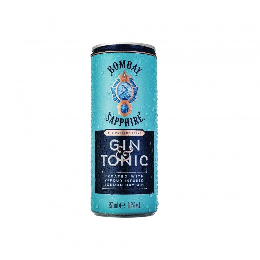 Bombay Sapphire & Tonic 25 Cl (Pack 12)
