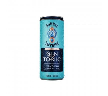 Bombay Sapphire & Tonic 25 Cl (Pack 12)