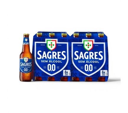 Sagres S/ Alcool Tp 33 Cl (Pack 24) Sagres S/ Alcool Tp 33 Cl (Pack 24)
