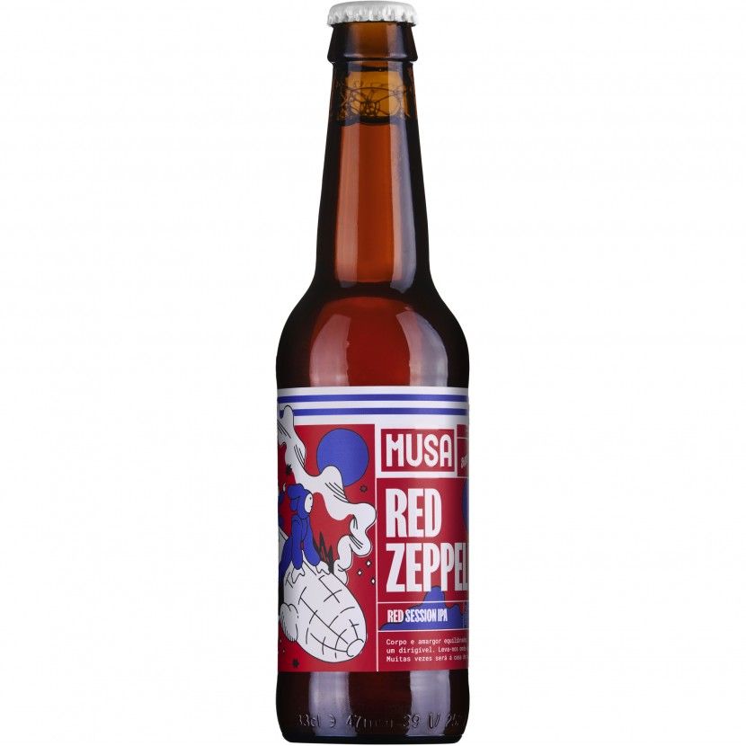 Cerveja Musa Red Zeppelin Ale 33 Cl (Pack 12)