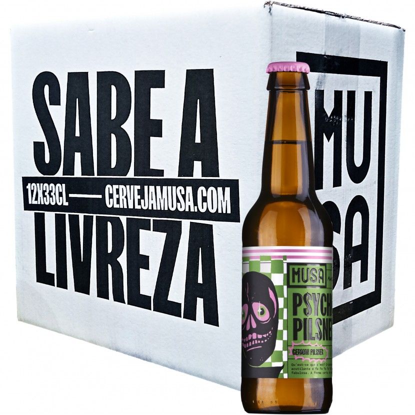 Beer Musa Psycho Pilsner 33 Cl (Pack 12)