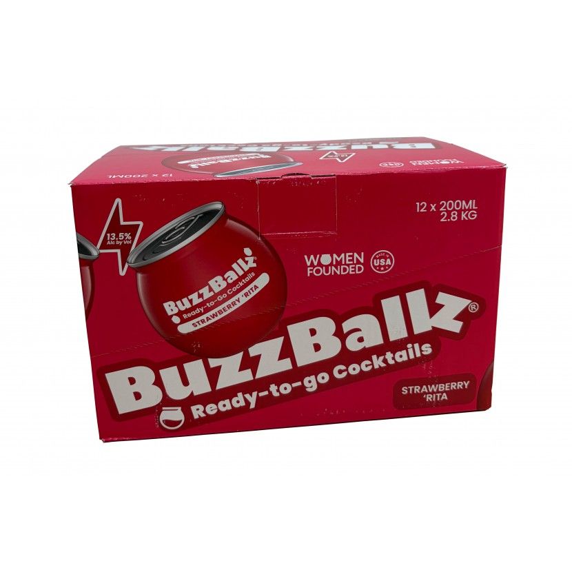 BuzzBallz Strawberry 20 Cl (Pack 12)