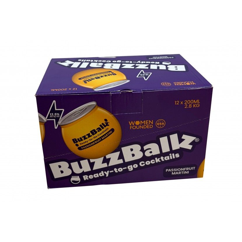 BuzzBallz Passionfruit Martini 20 Cl (Pack 12)