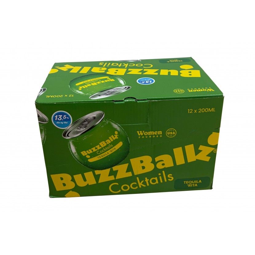 BuzzBallz Tequila 20 Cl (Pack 12)