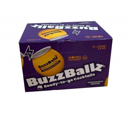 BuzzBallz Passionfruit Martini 20 Cl (Pack 12)