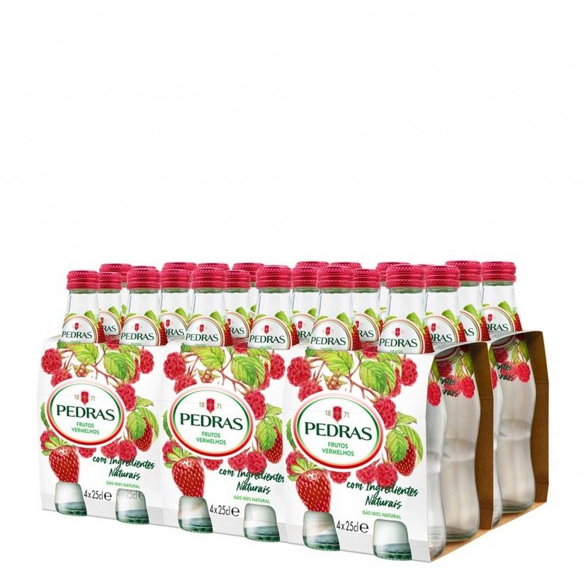 Agua Das Pedras Frutos Vermelhos 25 Cl (Pack 24)
