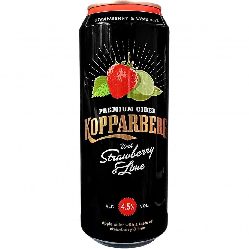Kopparberg Morango/Lima Lata 50 Cl (Pack 24)