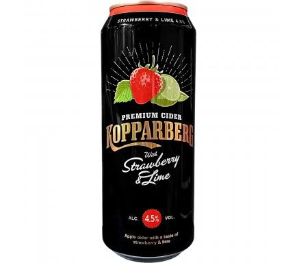 Kopparberg Morango/Lima Lata 50 Cl (Pack 24)